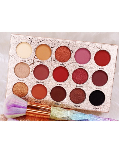 Paleta de sombra Nude 15 Tonos -...