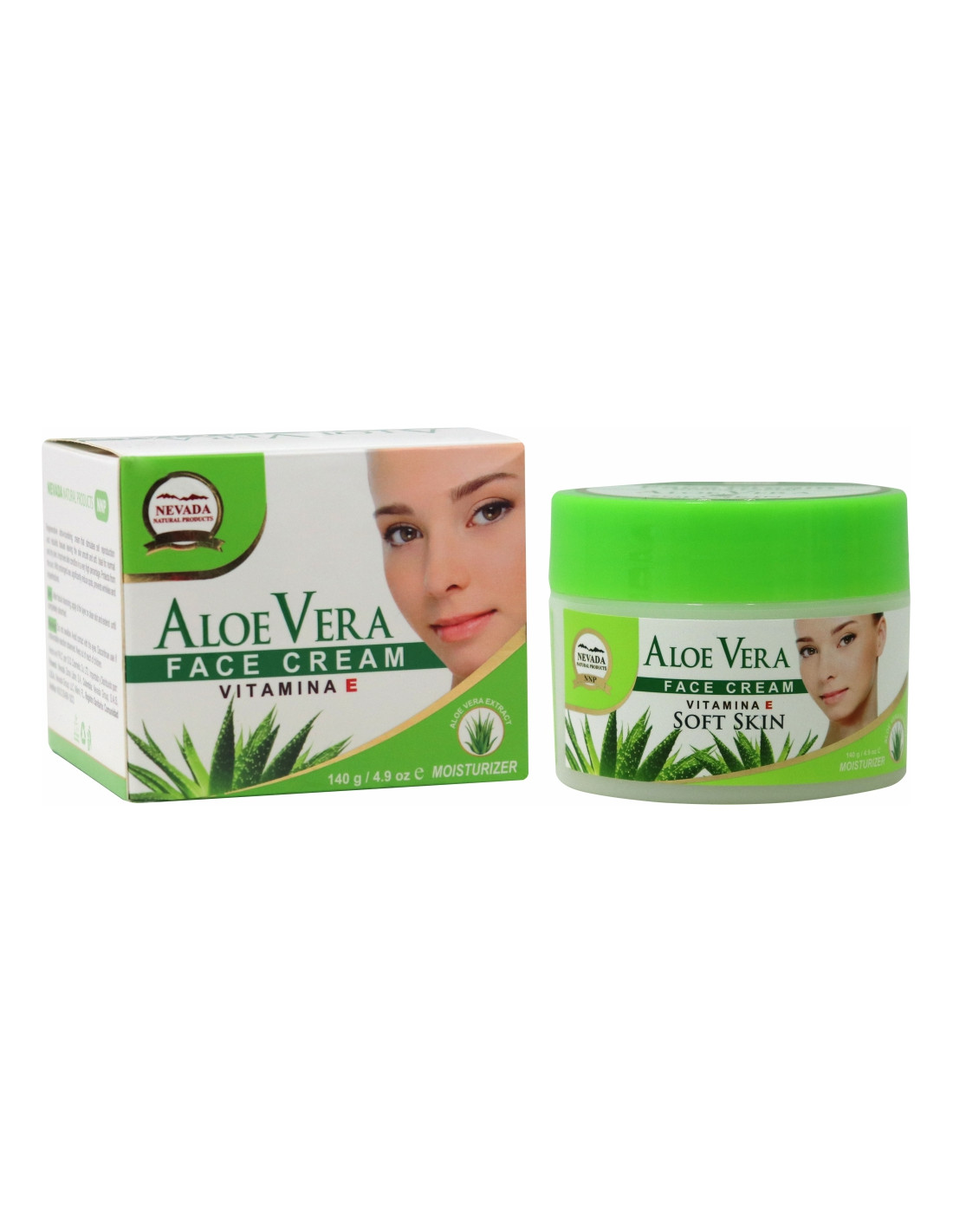 Crema facial aloe vera de nevada